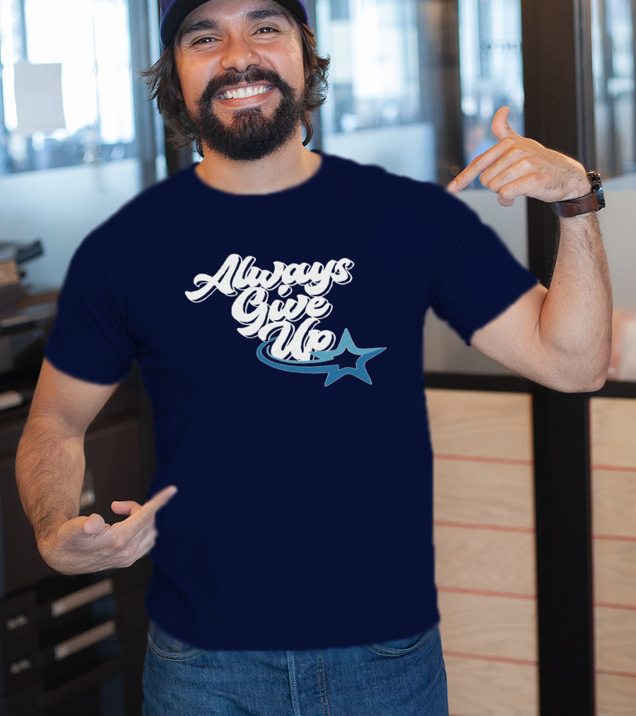 Always Give Up Star Swoosh T-Shirt