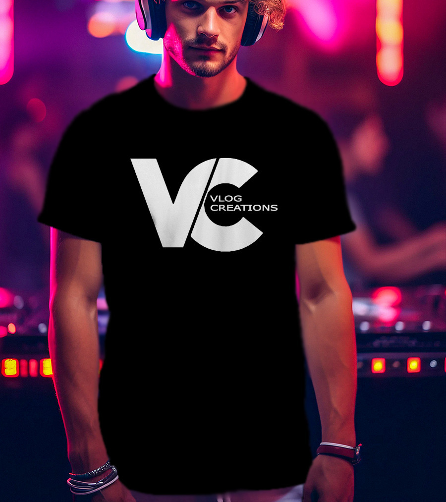 Vc Vlog Creations Logo T-Shirt