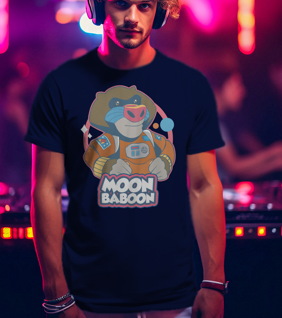 Moon Baboon It Takes Two Space Adventure T-Shirt