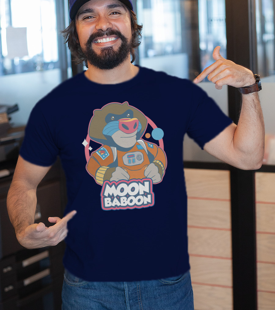 Moon Baboon It Takes Two Space Adventure T-Shirt