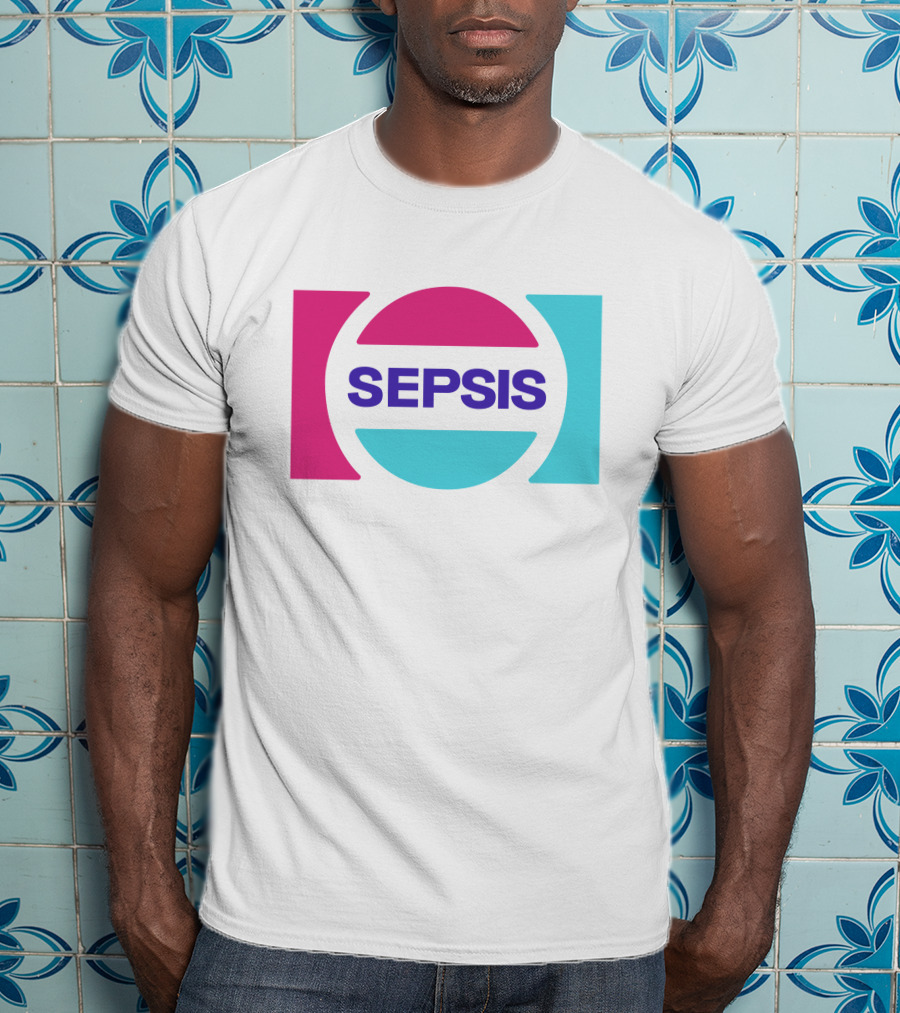 Pander Store Mechazawa Sepsis Logo Circular Colorful T-Shirt