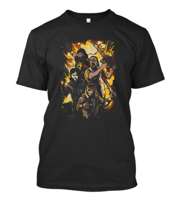 Blvd Bullies Bigcartel Store Real Mick Foley Legends Of Death Chainsaw Action 11X17 T-Shirt