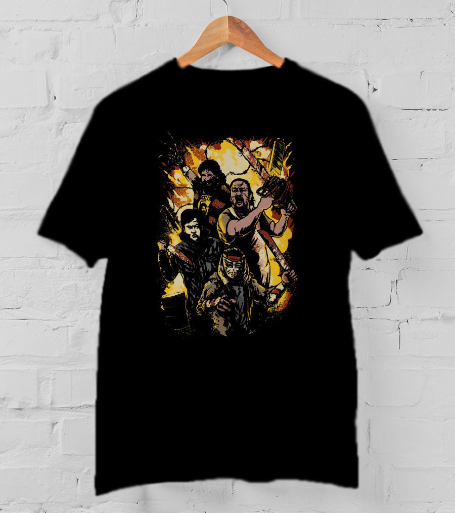 Blvd Bullies Bigcartel Store Real Mick Foley Legends Of Death Chainsaw Action 11X17 T-Shirt