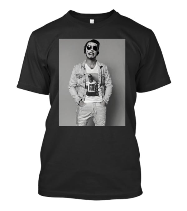 Danhausen NYCC Good Friends Black And White Denim Style With Face Paint T-Shirt