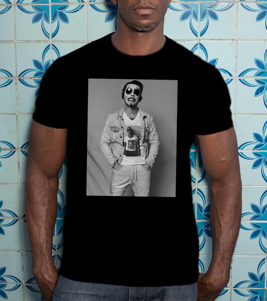 Danhausen NYCC Good Friends Black And White Denim Style With Face Paint T-Shirt