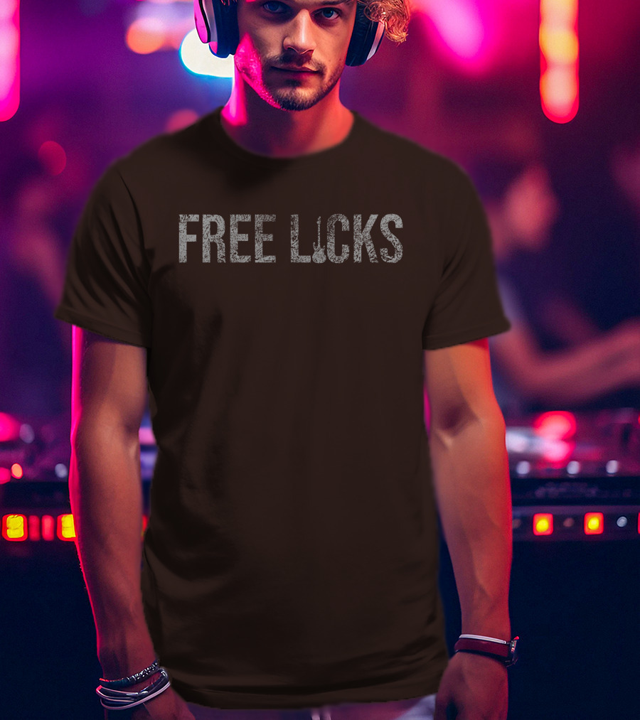 Free Licks Chris Evans Guitar Caption T-Shirt