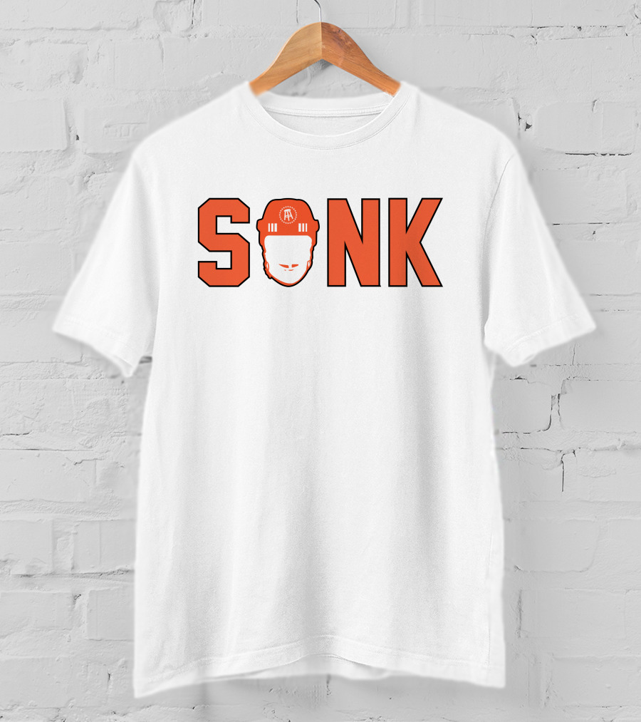 Spittin' Chiclets Sonk Phi Hockey Helmet T-Shirt