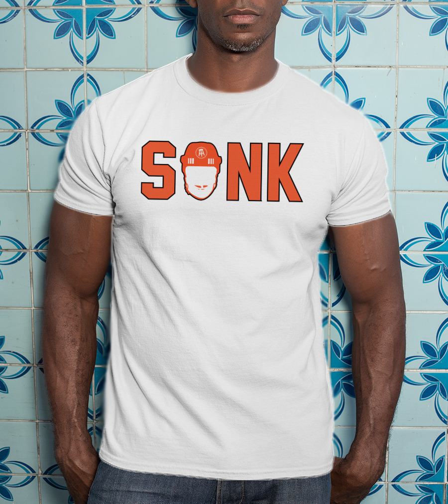 Spittin' Chiclets Sonk Phi Hockey Helmet T-Shirt