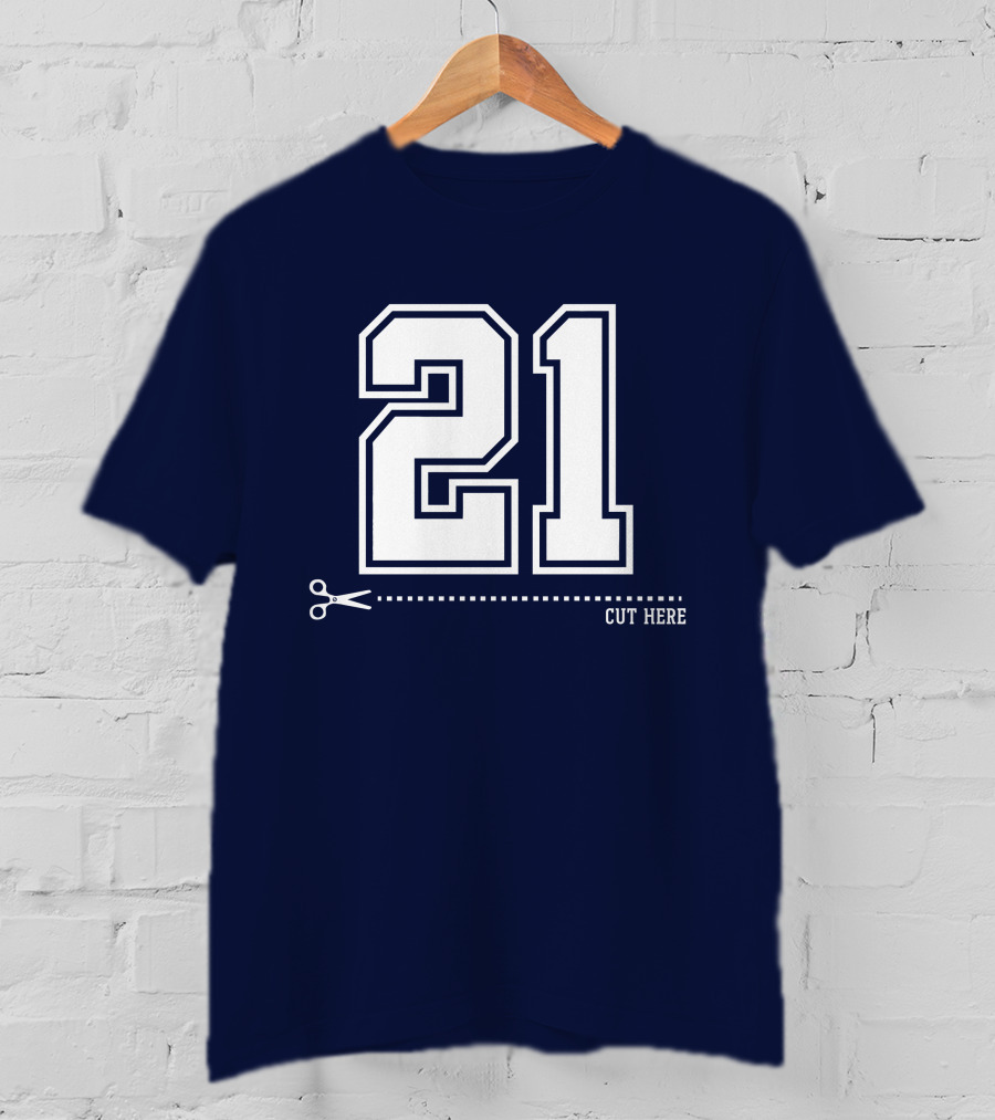 Cowboys Nation Twisted Gorilla 21 Cut Here T-Shirt