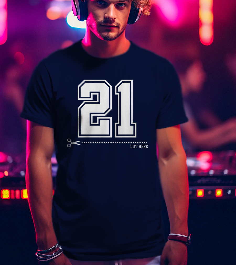 Cowboys Nation Twisted Gorilla 21 Cut Here T-Shirt