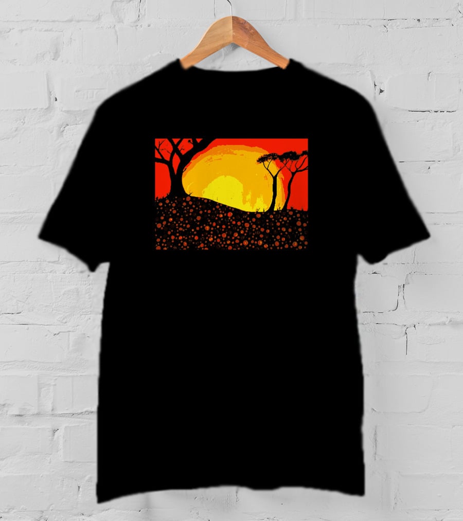 Digitees Ngunnawal Sunset Art Landscape Mr Ngunnawal Ar Maple Ngunnawalart4 T-Shirt