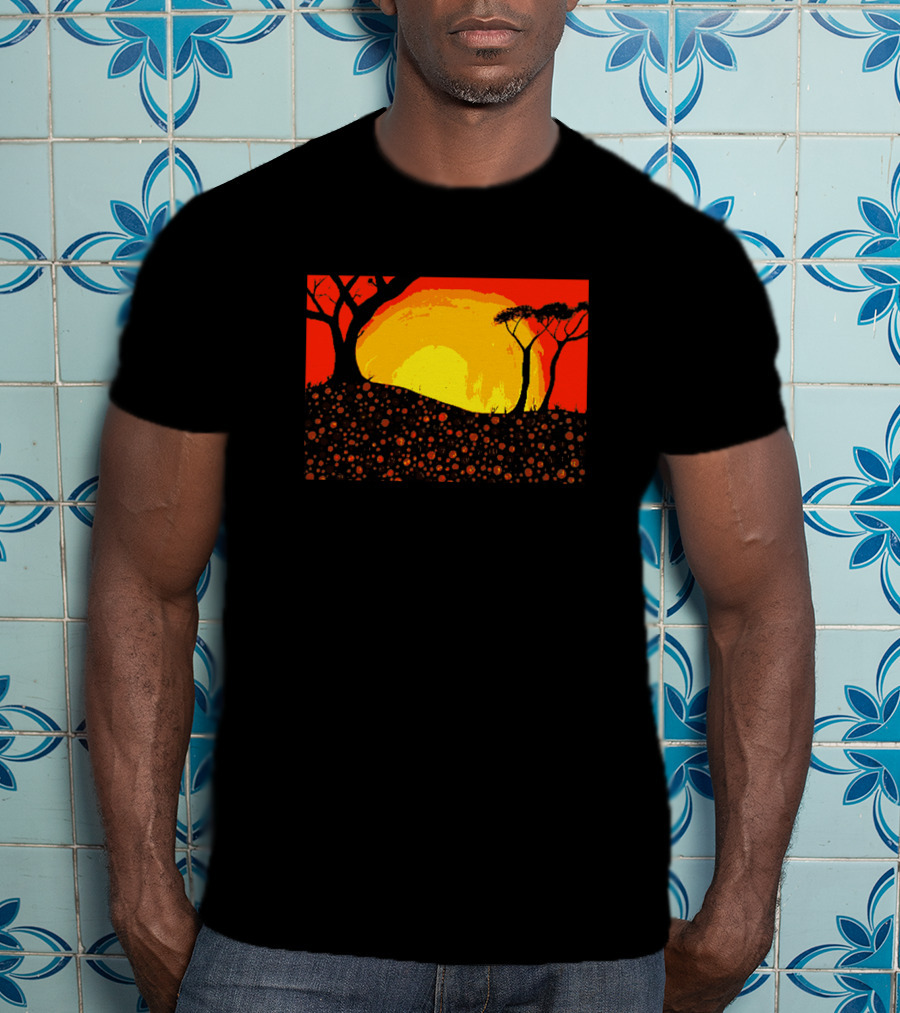 Digitees Ngunnawal Sunset Art Landscape Mr Ngunnawal Ar Maple Ngunnawalart4 T-Shirt