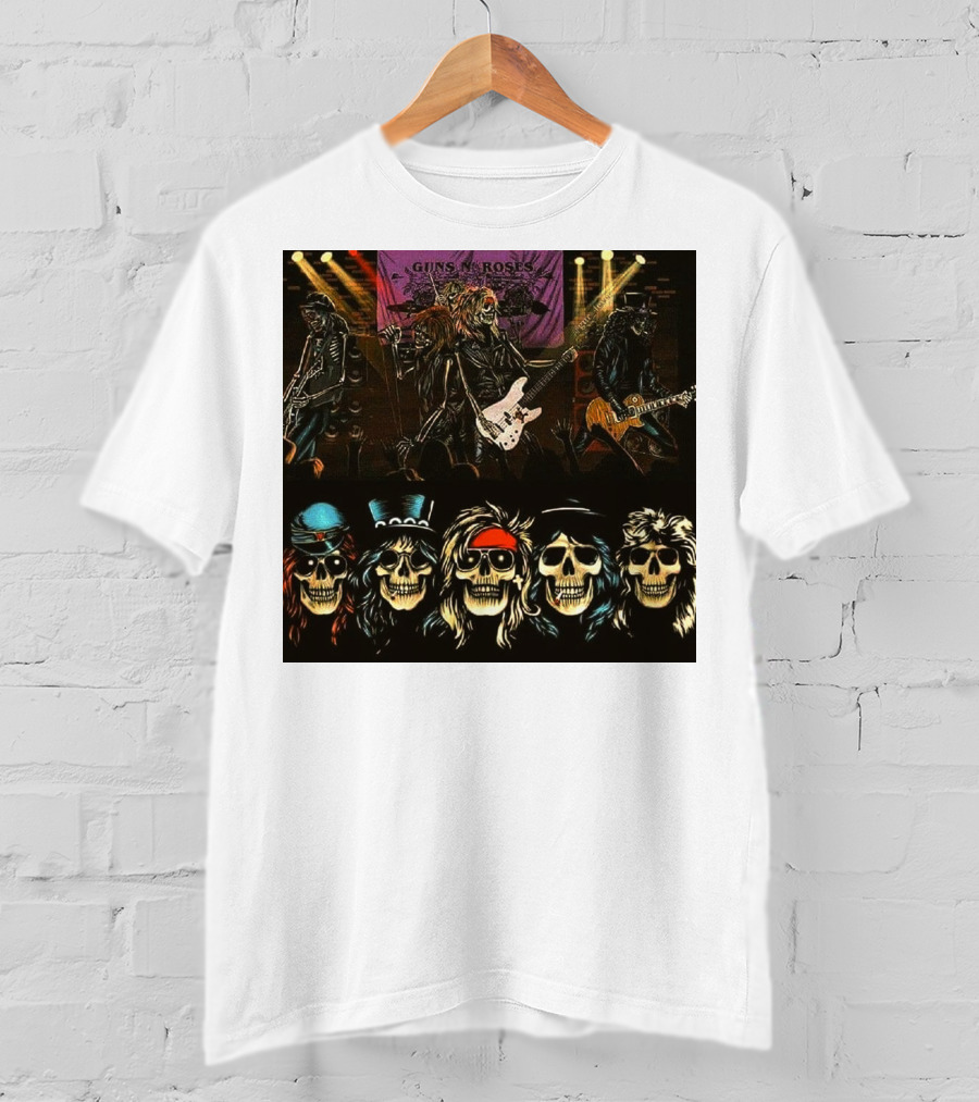 Guns N' Roses Live Skull Band T-Shirt