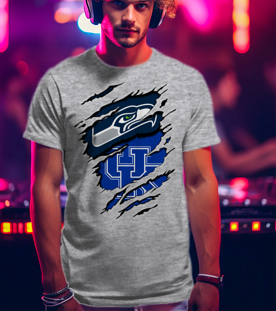 Seahawks UK Logo Fusion T-Shirt