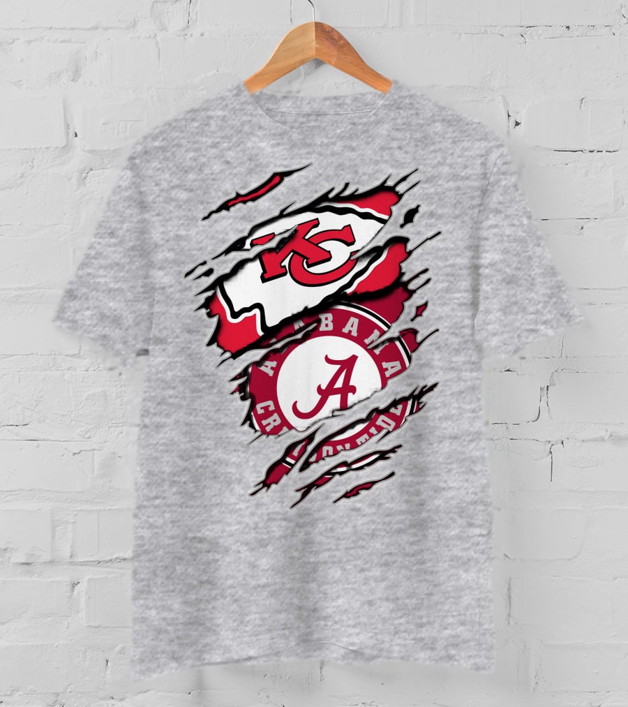 Kansas City Chiefs Alabama Crimson Tide T-Shirt