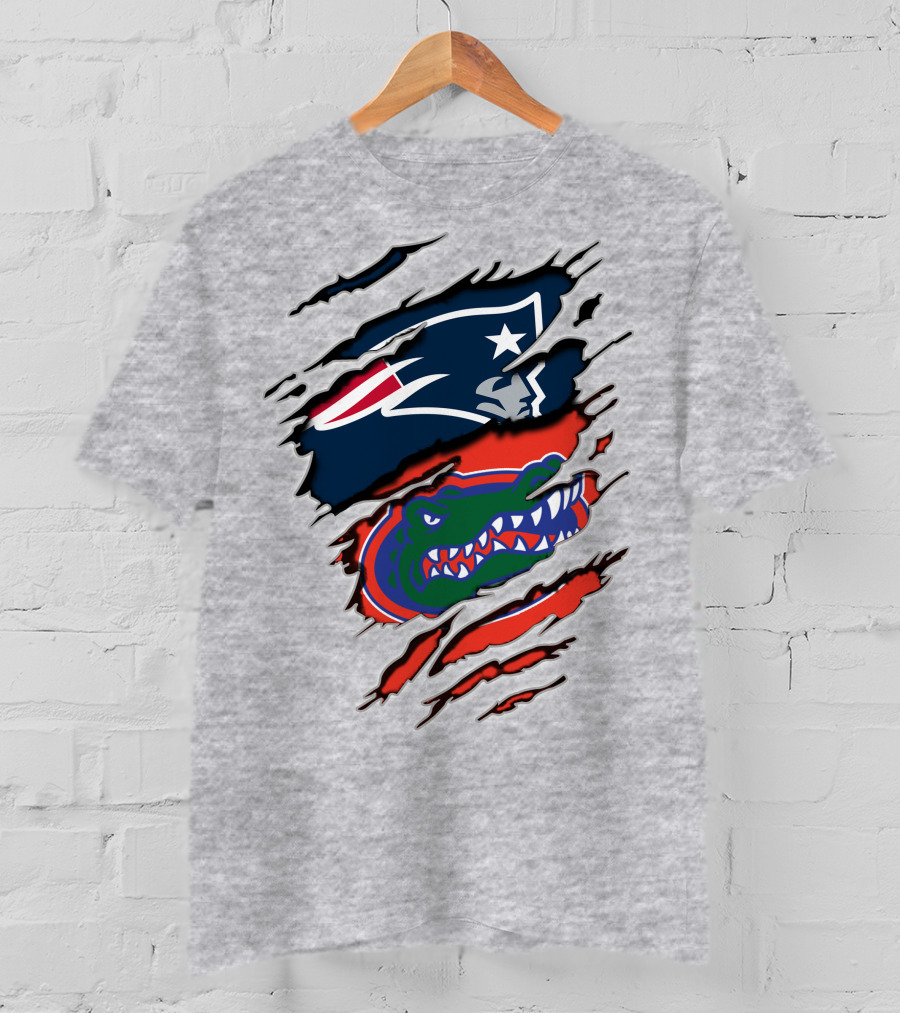 Patriots Gators Claw Marks T-Shirt