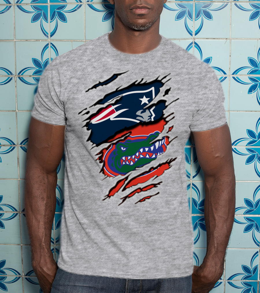 Patriots Gators Claw Marks T-Shirt