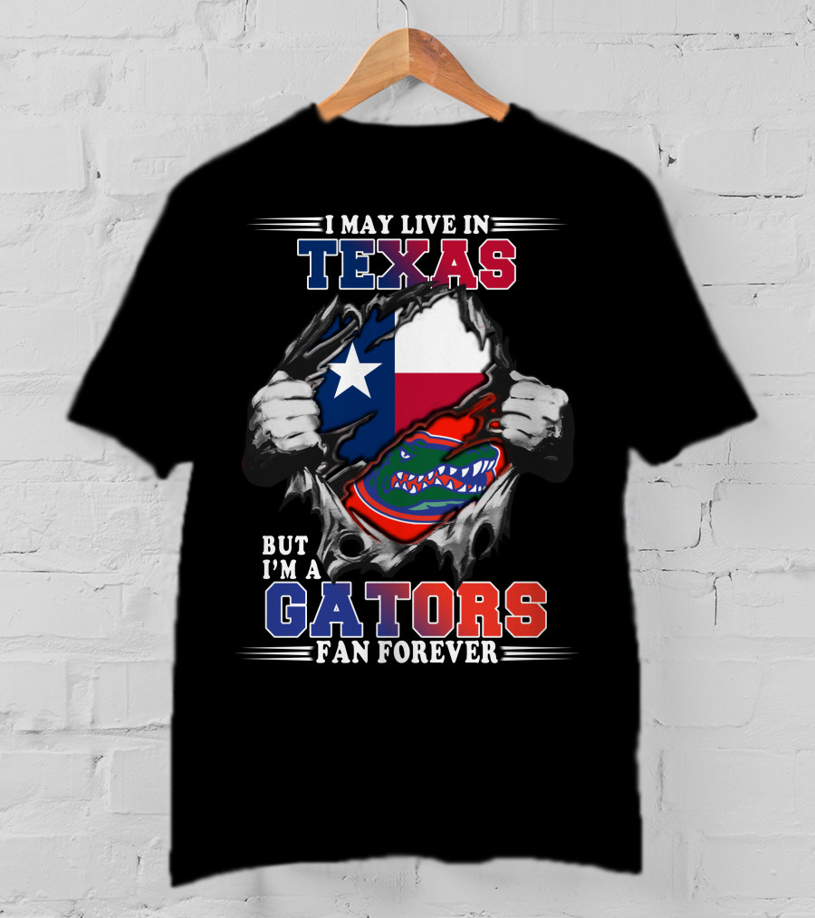 Texas Gators Fan Forever State Pride Combo T-Shirt