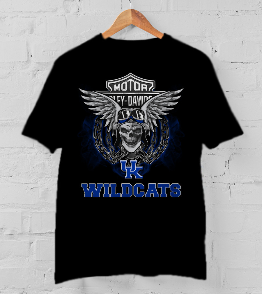 Harley Davidson Motor Uk Wildcats Kentucky Ncaa T-Shirt