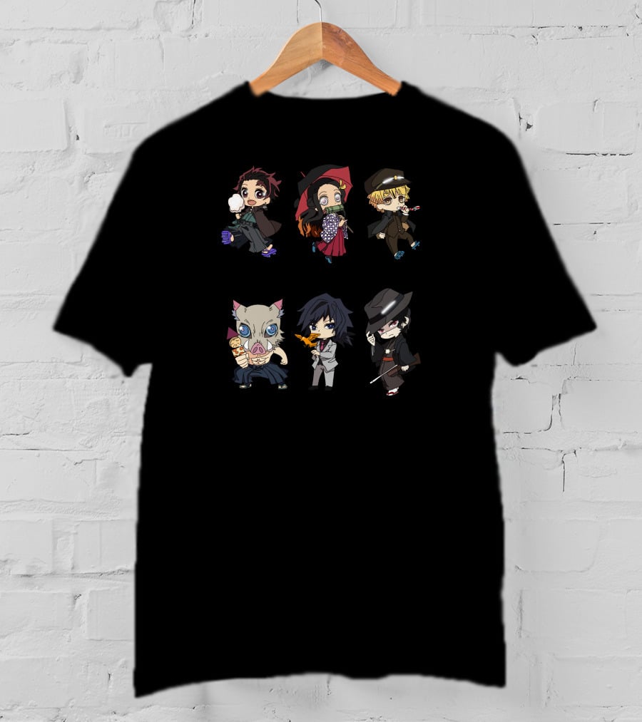 Chibi Demon Slayer Characters Collection T-Shirt