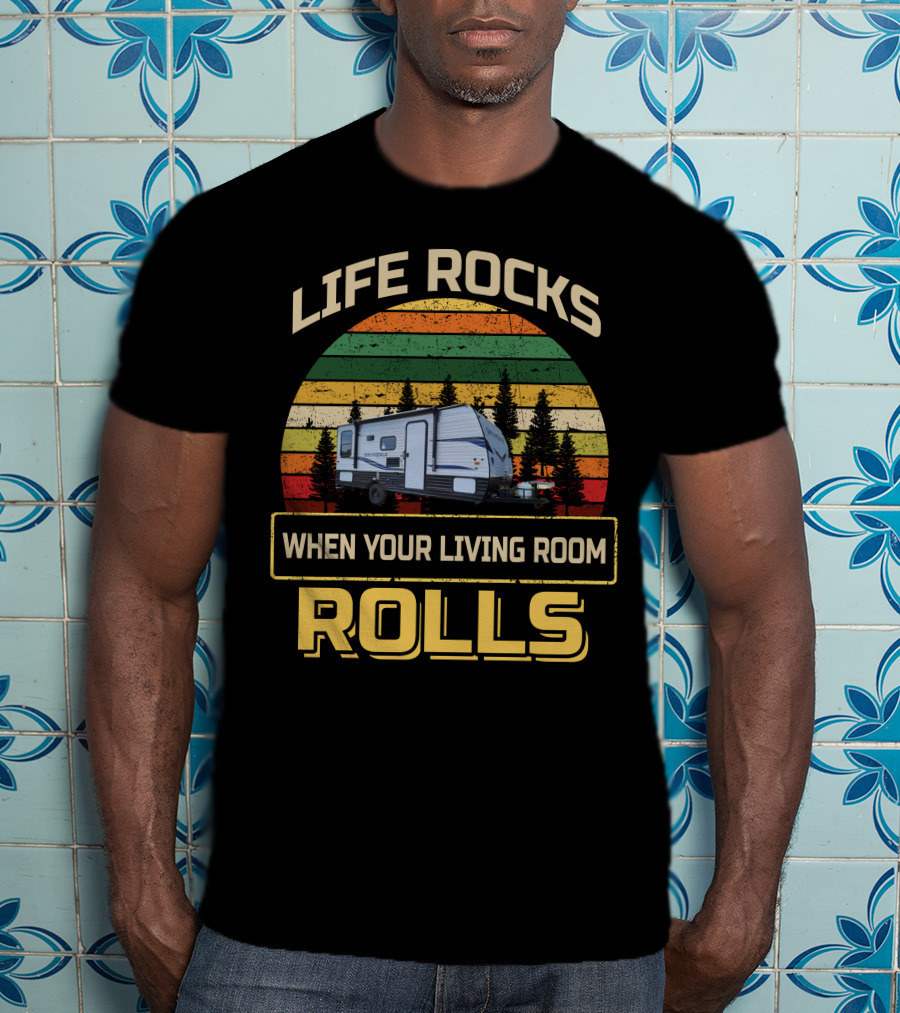 Life Rocks When Your Living Room Rolls Keystone Springdale Mini T-Shirt
