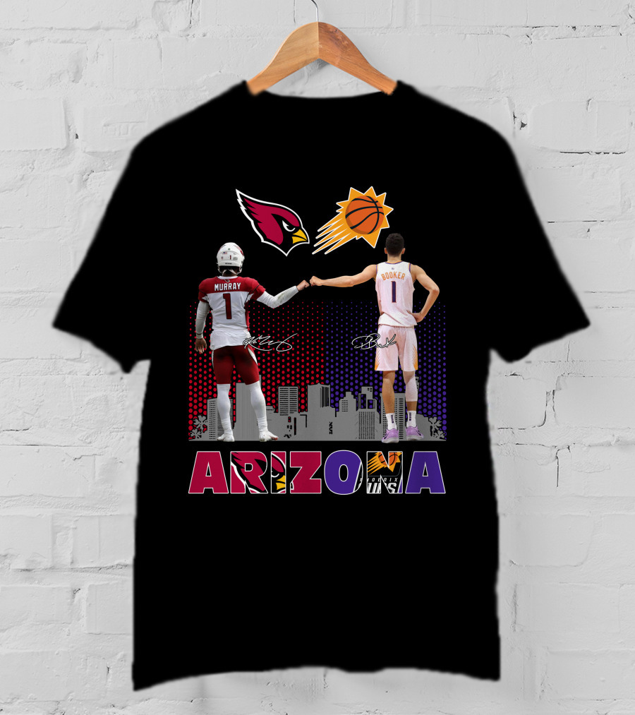Arizona Cardinals Suns Murray Booker T-Shirt