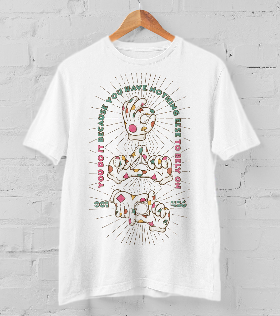 Squid Game Cartoon You Do It Because You Have Nothing Else To Rely On 001 456 T-Shirt
