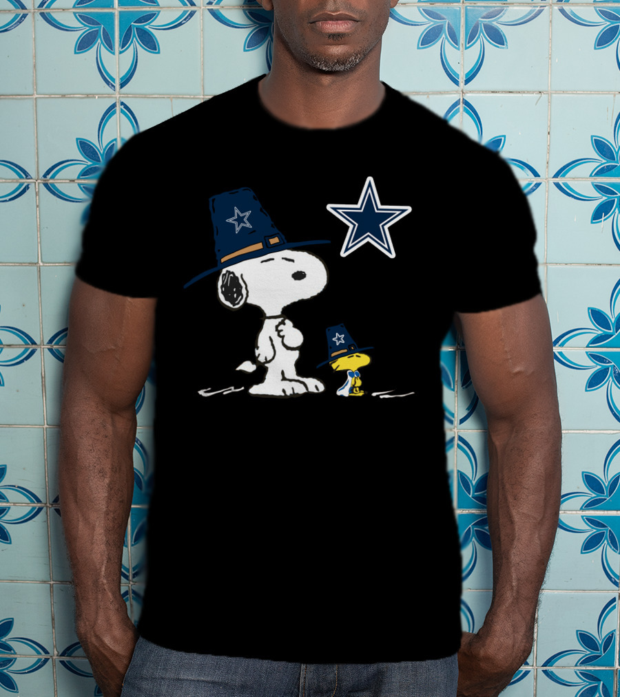 Dallas Cowboys Snoopy Woodstock Star T-Shirt