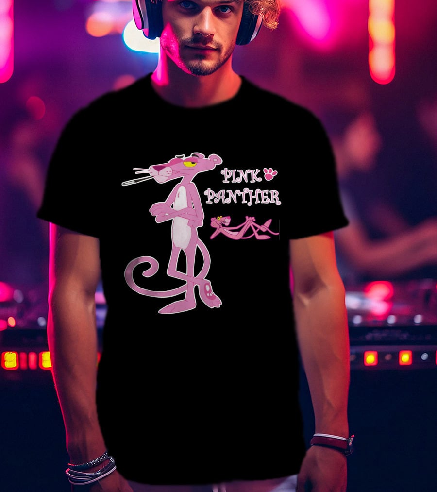 Pink Panther Classic Style Lined T-Shirt