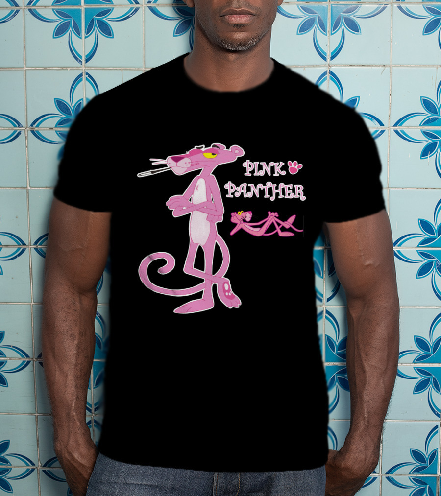Pink Panther Classic Style Lined T-Shirt