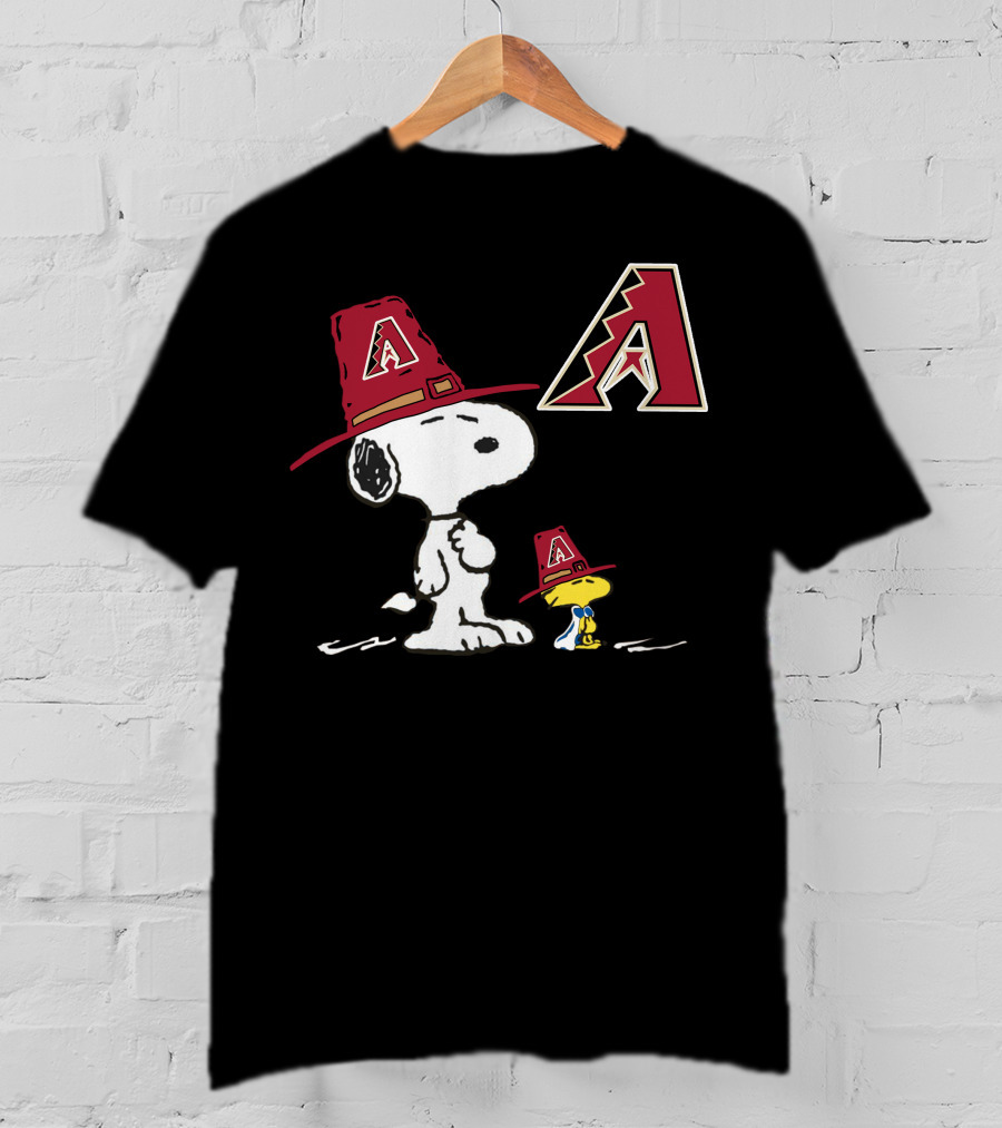Arizona Diamondbacks Snoopy Woodstock A T-Shirt
