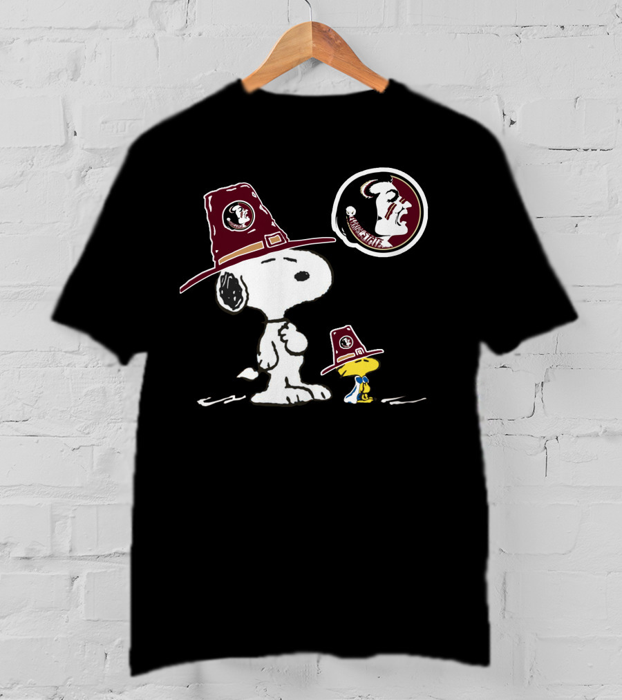 Florida State Seminoles Snoopy And Woodstock T-Shirt