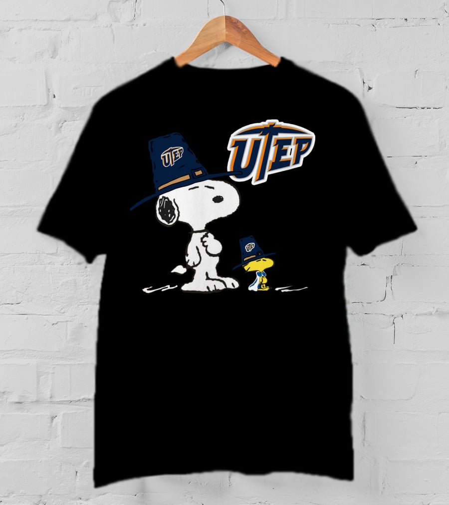 UTEP Miners Snoopy Woodstock T-Shirt