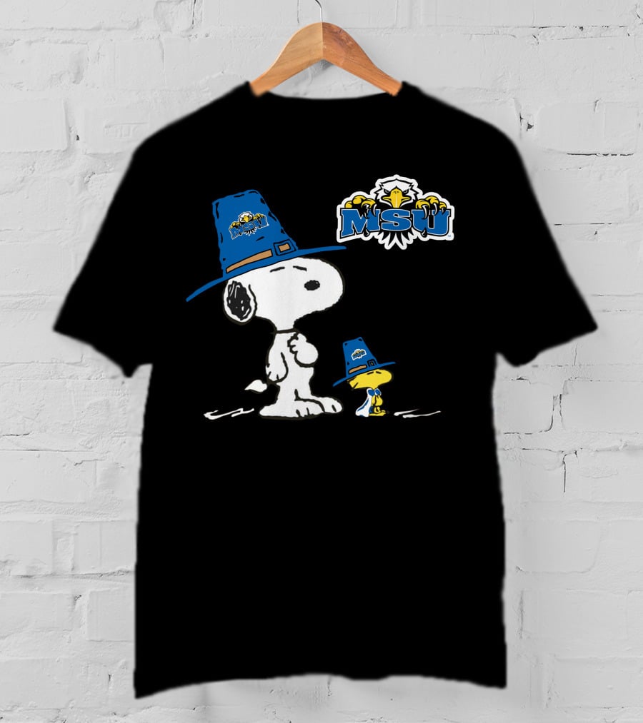 Morehead State Snoopy Woodstock MSU Eagles T-Shirt