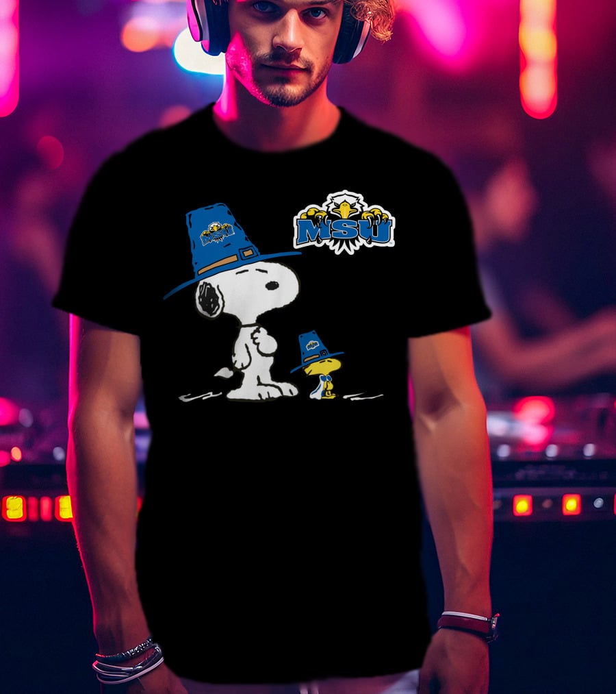 Morehead State Snoopy Woodstock MSU Eagles T-Shirt