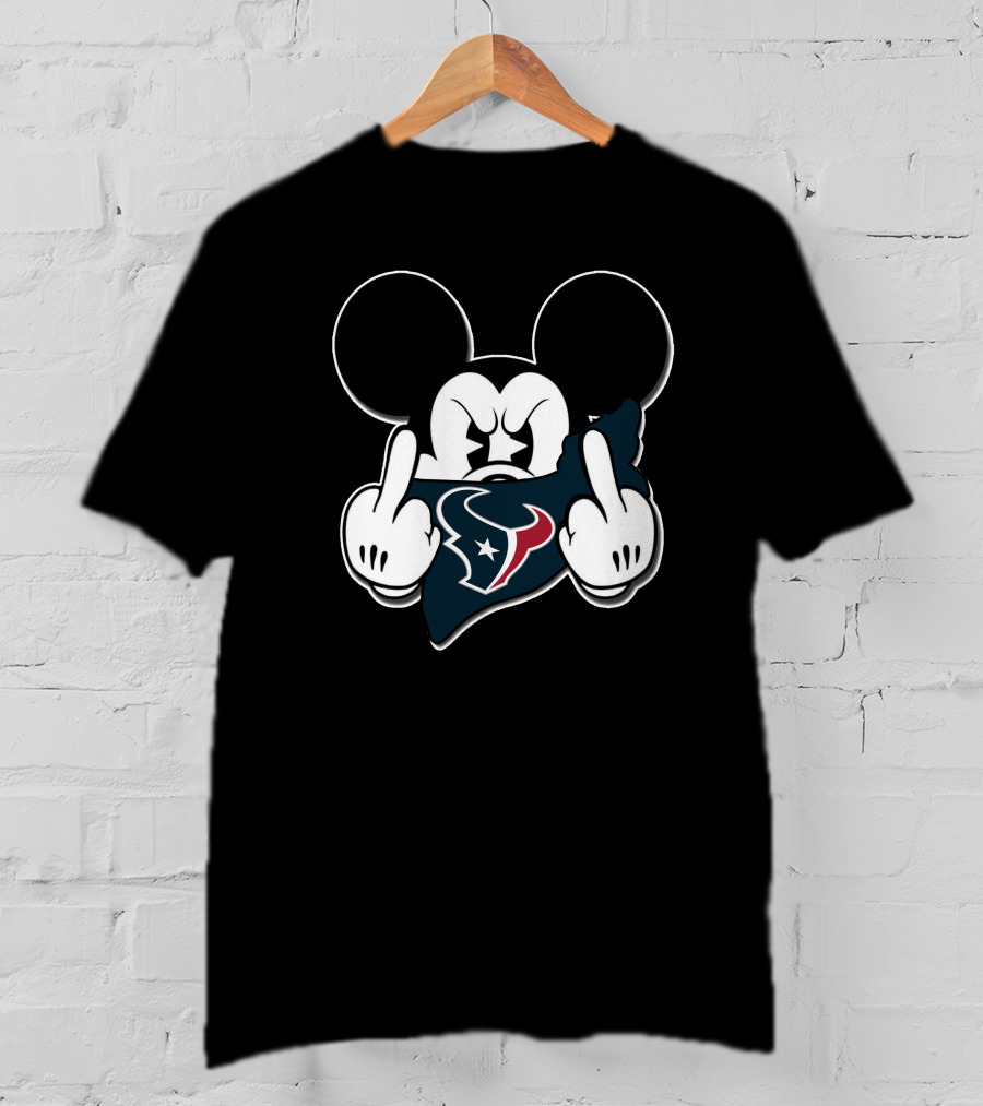 Mickey Mouse Houston Texans Gesture T-Shirt