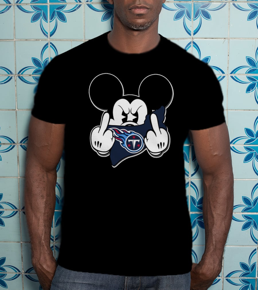 Mickey Mouse Tennessee Titans Crossover T-Shirt