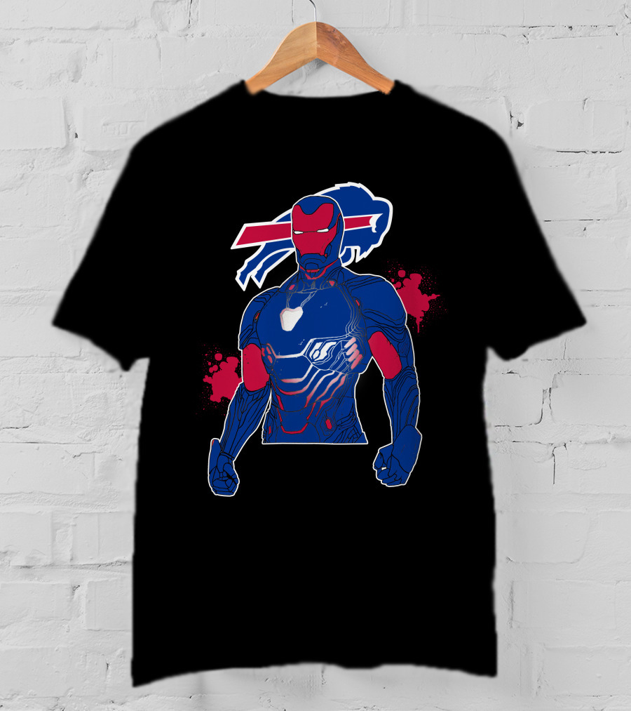 Iron Man Buffalo Bills Mashup T-Shirt