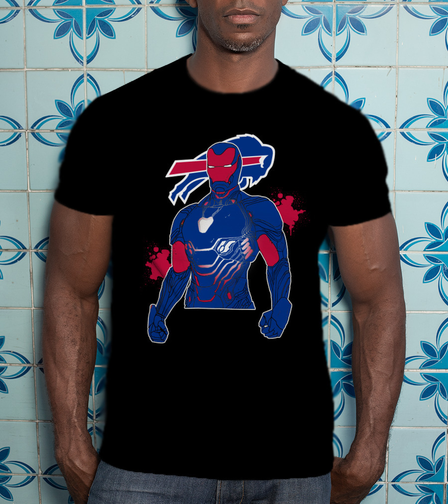 Iron Man Buffalo Bills Mashup T-Shirt