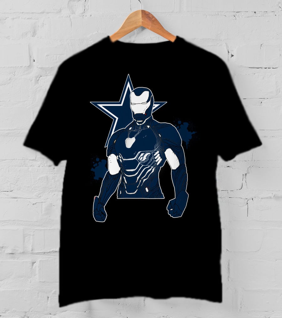 Dallas Cowboys Iron Man Fusion T-Shirt
