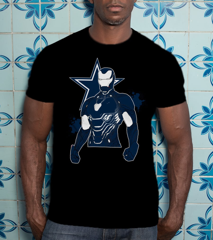 Dallas Cowboys Iron Man Fusion T-Shirt