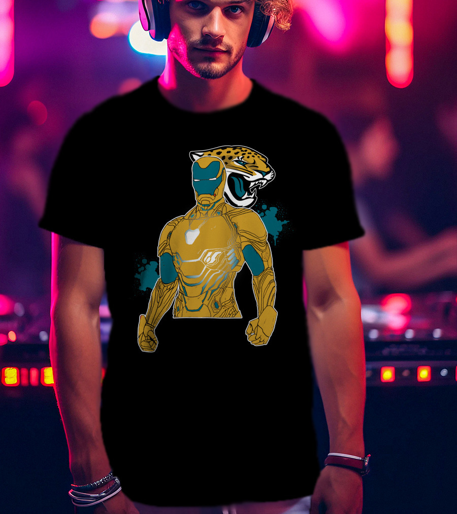 Iron Man Jaguars Crossover T-Shirt