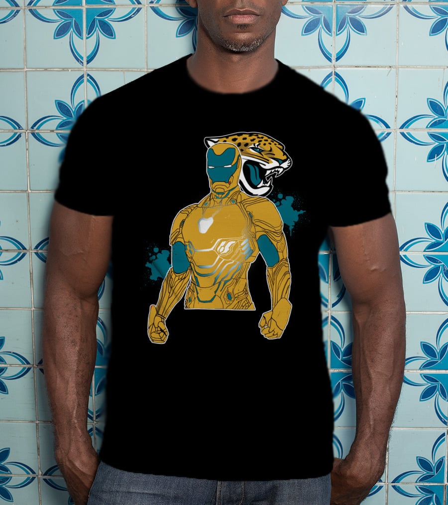 Iron Man Jaguars Crossover T-Shirt
