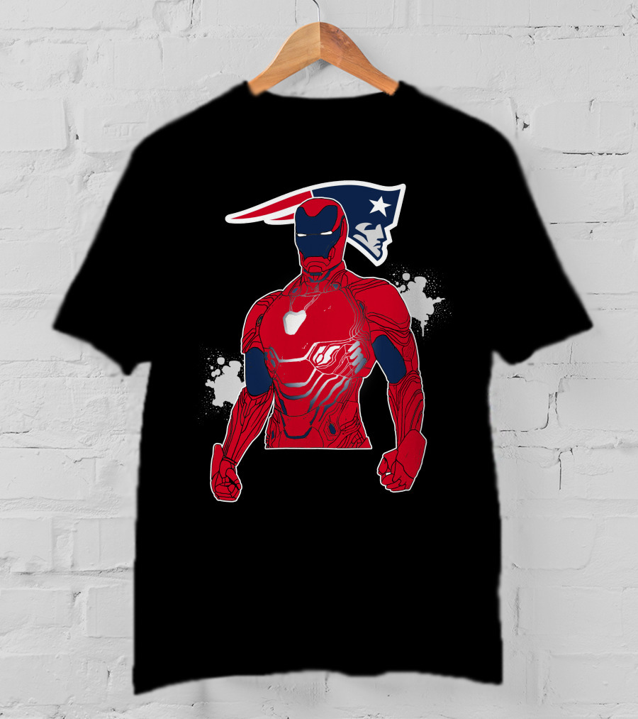 Iron Man Patriots Crossover Fusion T-Shirt