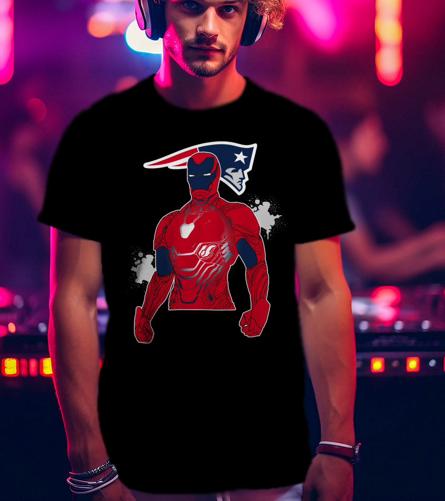Iron Man Patriots Crossover Fusion T-Shirt
