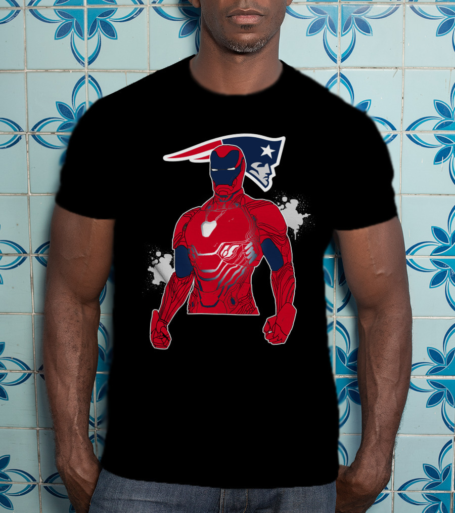 Iron Man Patriots Crossover Fusion T-Shirt