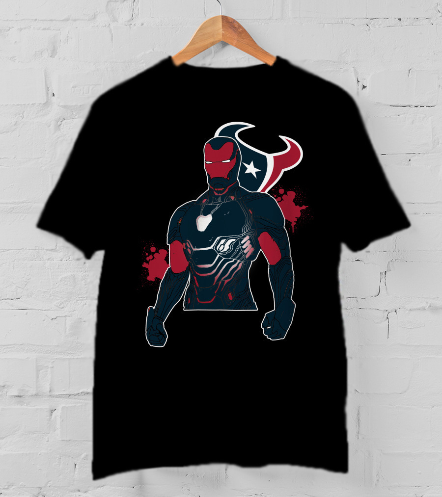 Iron Man Texans Mashup T-Shirt