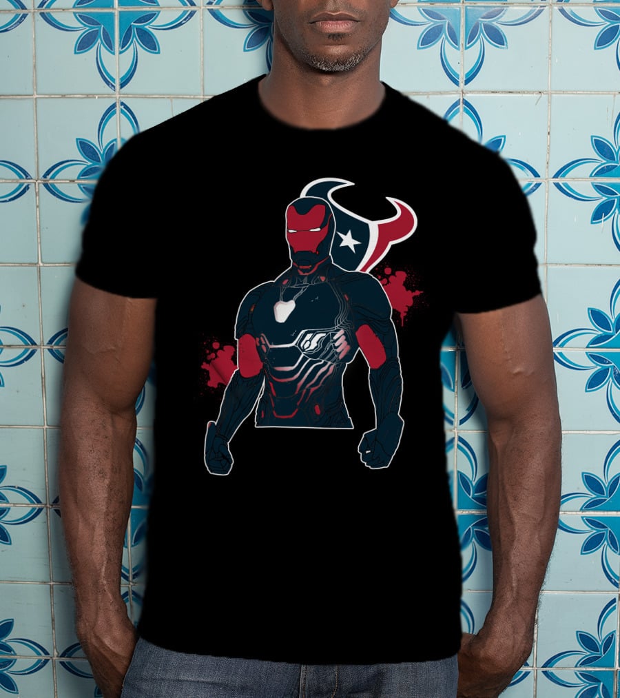 Iron Man Texans Mashup T-Shirt