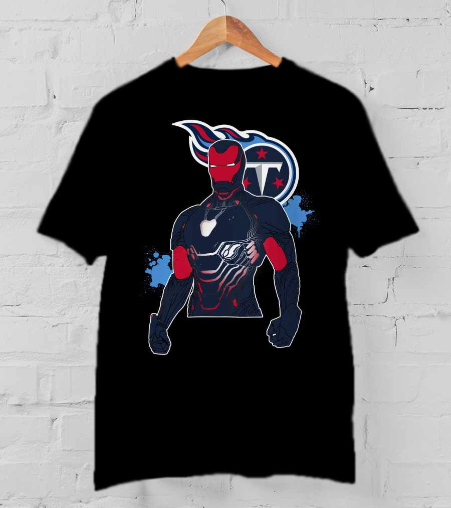 Iron Man Tennessee Titans Crossover T-Shirt