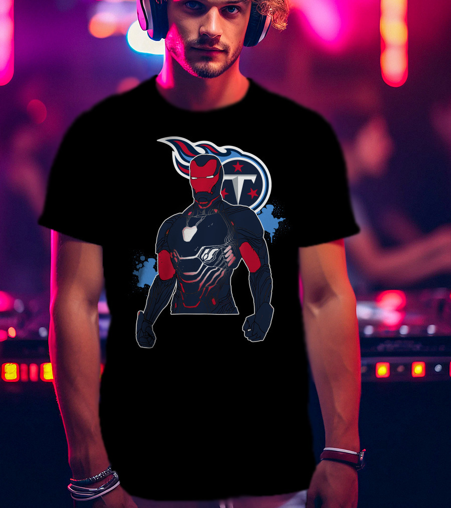 Iron Man Tennessee Titans Crossover T-Shirt